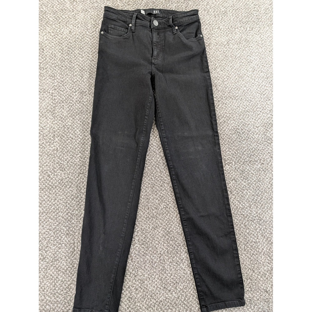 KUT from the Kloth Diana Fab Ab Skinny Jeans Black Size 4 High Rise Slim Denim